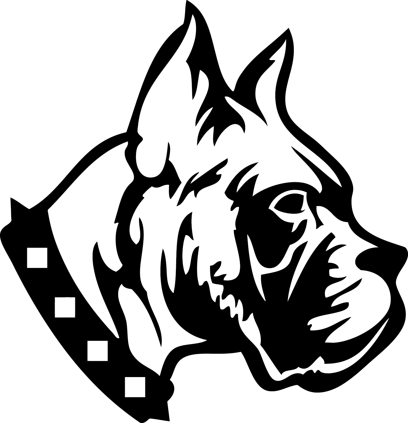 Boxer dog logo